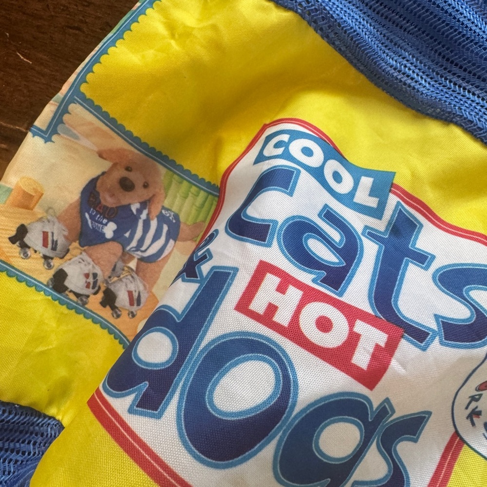 Webkinz Blue and Yellow Drawstring Mesh Bag - Picture 5 of 14